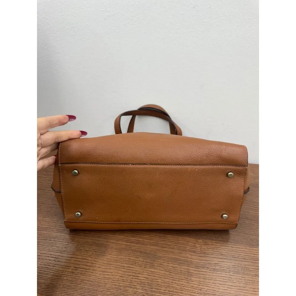 COACH Purse light Pebbled Leather Nolita 35650 Satchel (pu2000thrifty